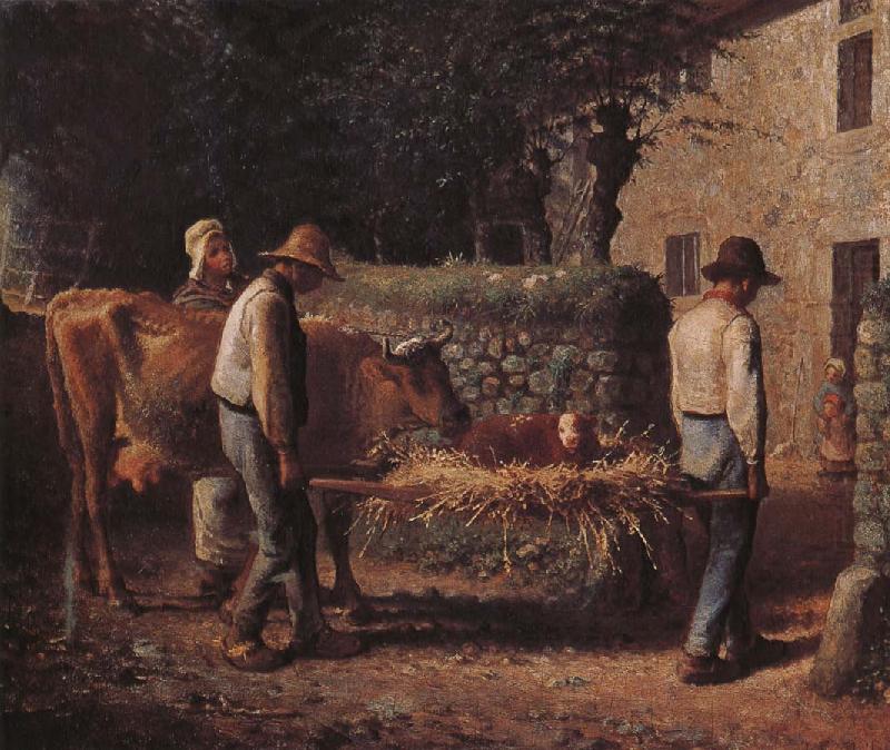 Jean Francois Millet Cow china oil painting image